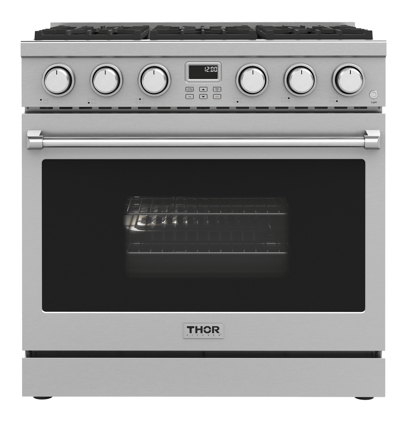 Thor Kitchen 36-inch Gas Range - Contemporary Professional - Arg36