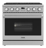 Thor Kitchen 36-inch Gas Range - Contemporary Professional - Arg36