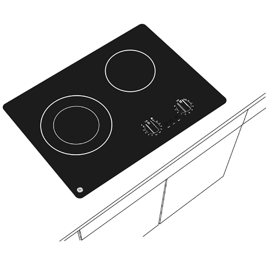 GE® 21" Electric Radiant Cooktop