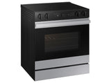 Bespoke 6.3 cu. ft. Smart Slide-In Electric Range with Smart Oven Camera & Illuminated Precision Knobs in Stainless Steel