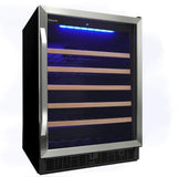 Silhouette - 24" Built-in Wine Cellar In Stainless Steel