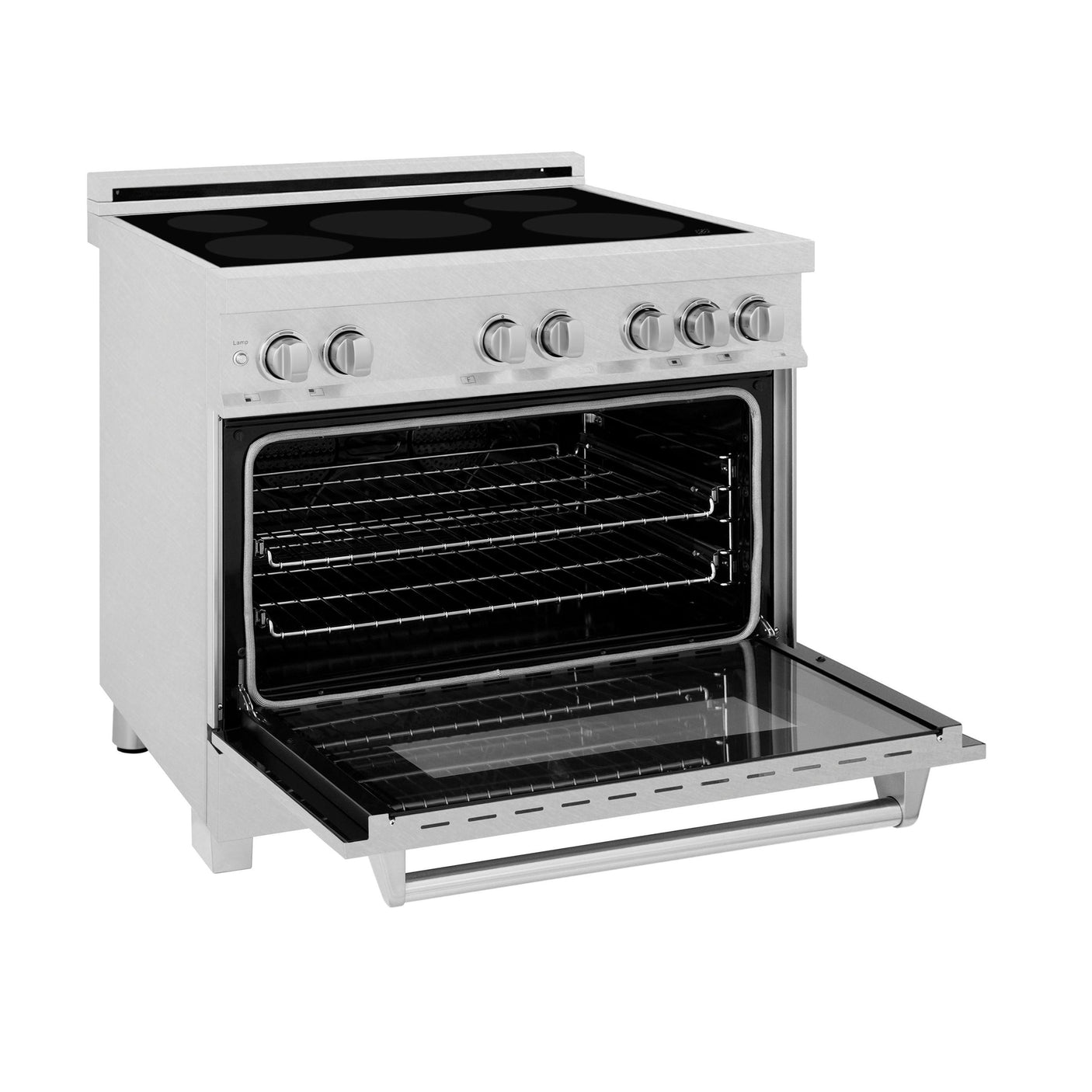 ZLINE 36" 4.6 cu. ft. Induction Range with a 5 Element Stove and Electric Oven (RAINDS-36) [Color: DuraSnow]