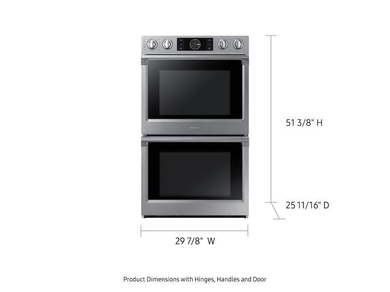 30" Smart Double Wall Oven with Flex Duo™ in Stainless Steel