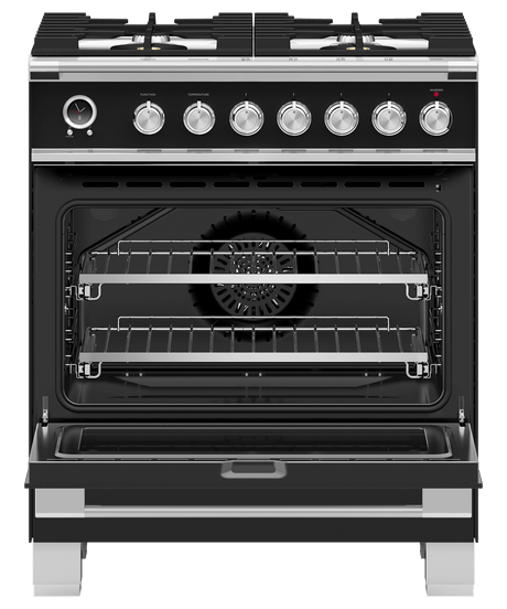 30" Series 9 Classic 4 Burner Dual Fuel Self-Cleaning Range