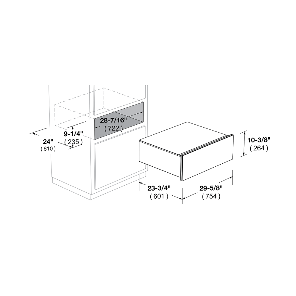 30" WARMING DRAWER