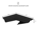 ZLINE Crown Molding Profile 6 for Wall Mount Range Hood (CM6-BS655N)