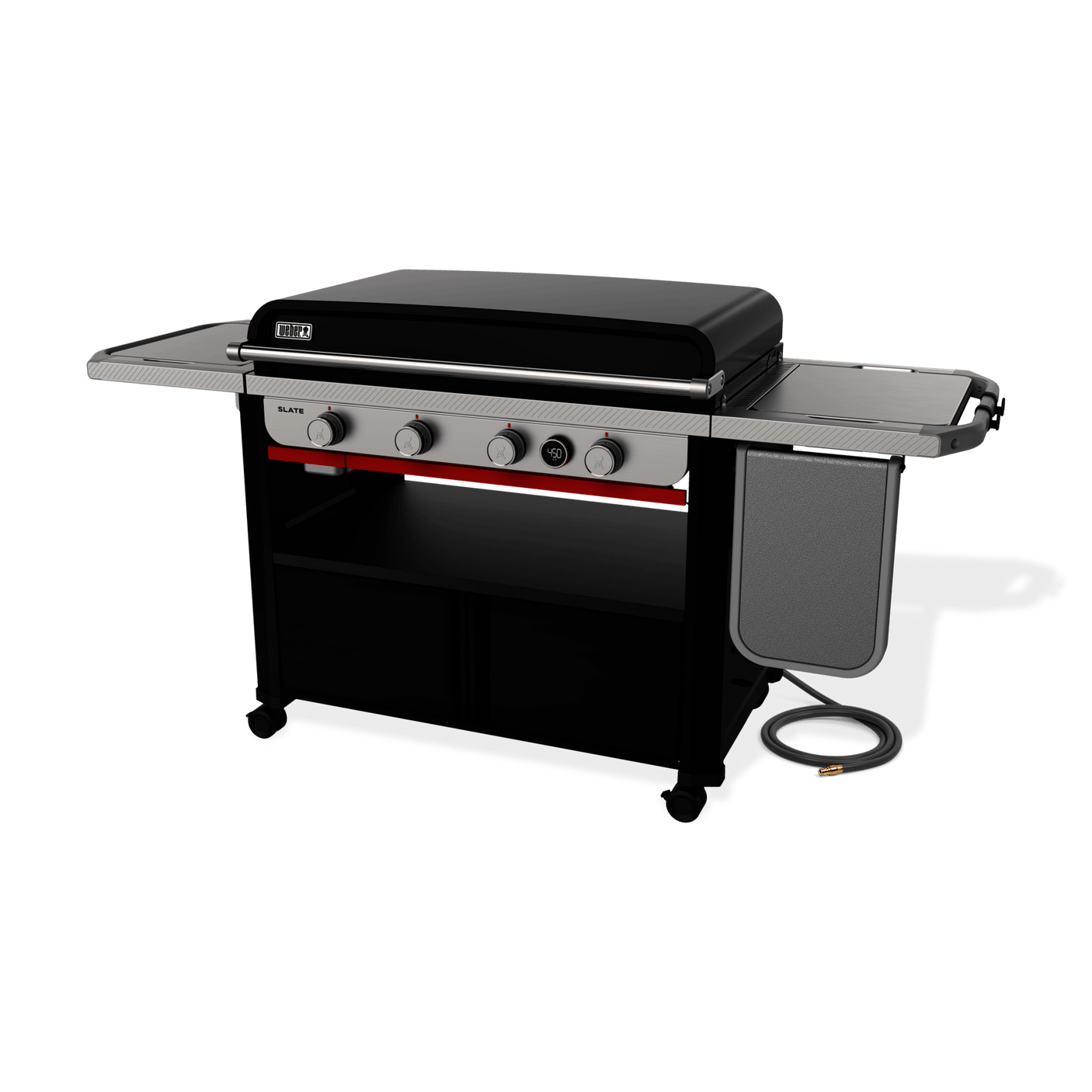 Slate® 36" Rust-Resistant Griddle (Natural Gas) - Black