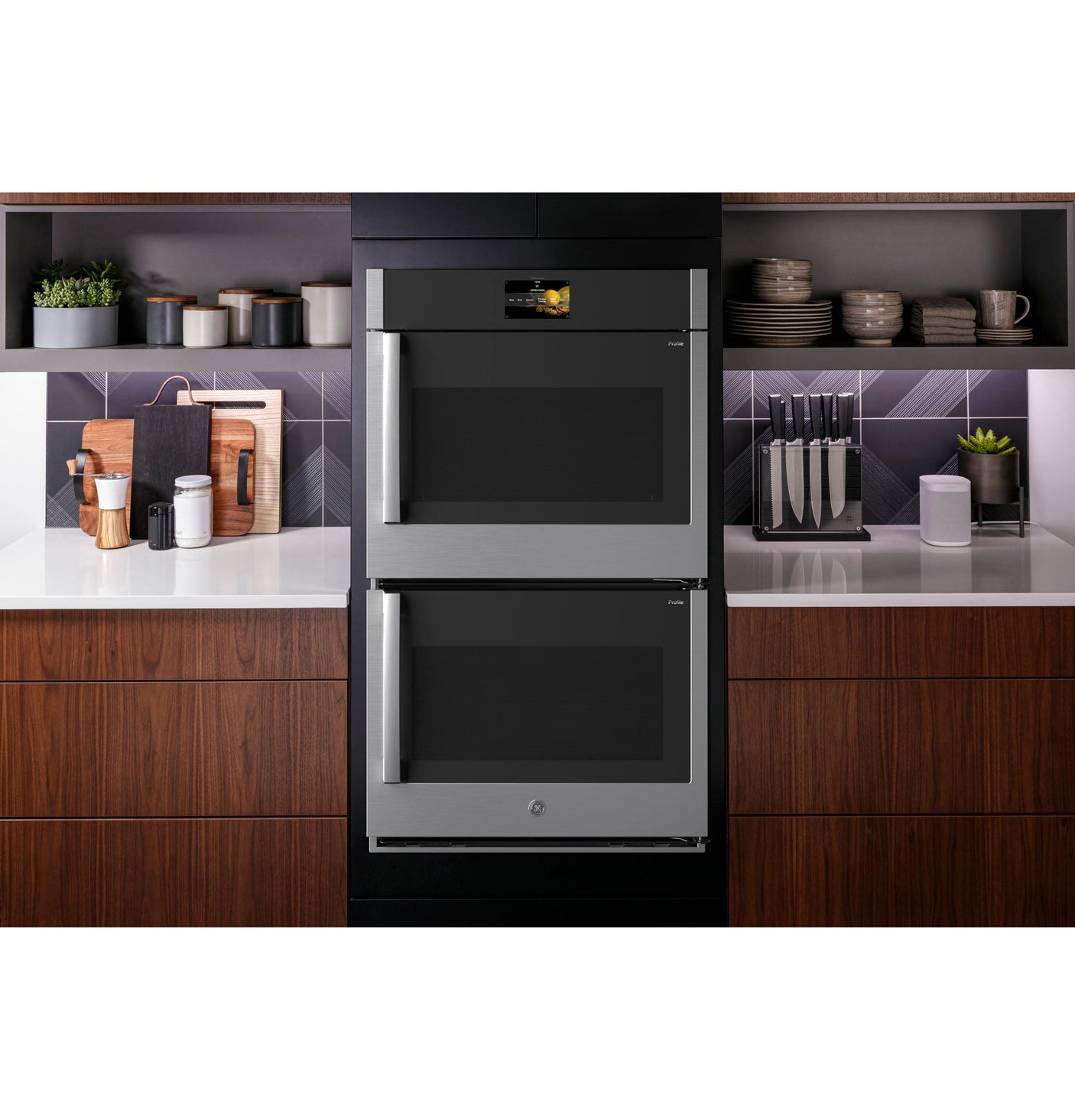 GE Profile™ 30" Smart Built-In Convection Double Wall Oven with Right-Hand Side-Swing Doors