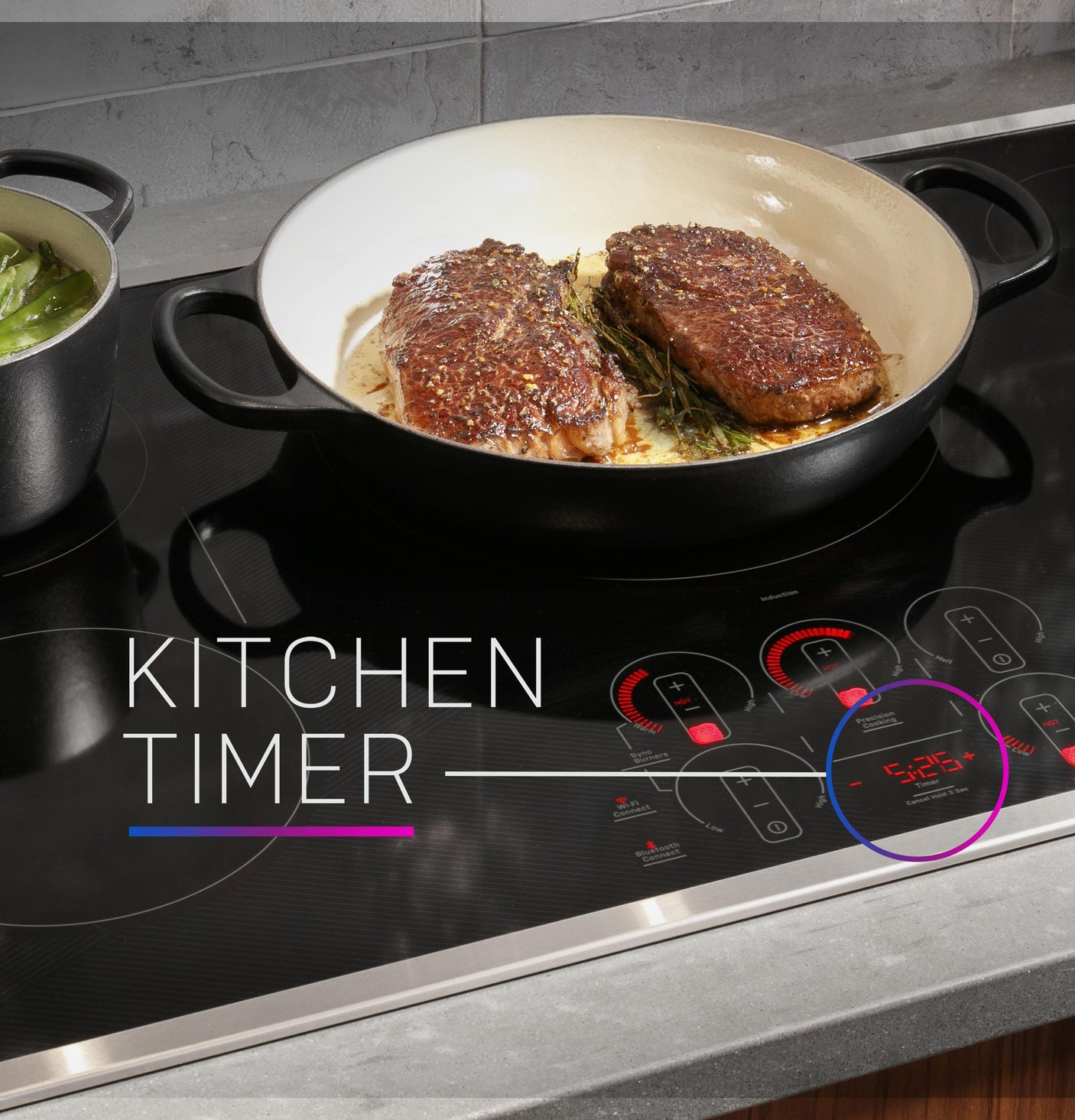 GE Profile™ 30" Built-In Touch Control Induction Cooktop