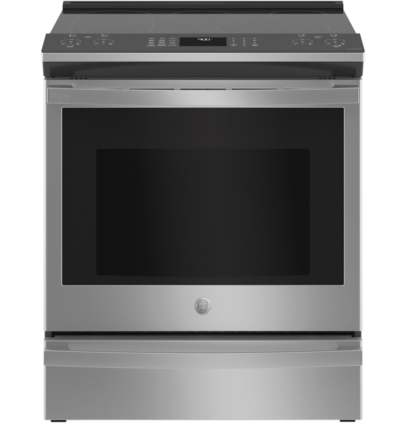 GE Profile™ 30" Smart Slide-In Electric Convection Fingerprint Resistant Range with No Preheat Air Fry