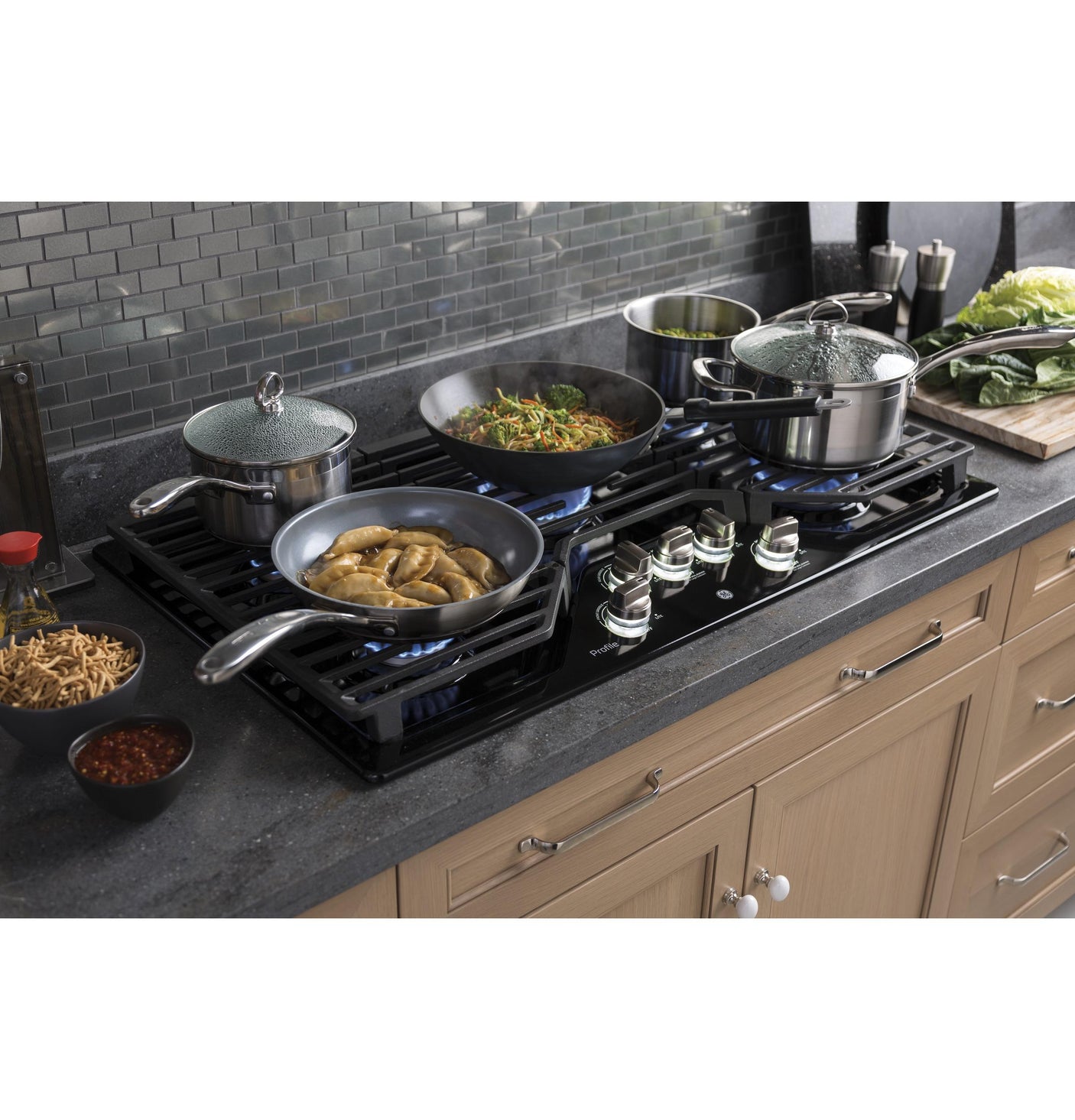 GE Profile™ 36" Built-In Gas Cooktop