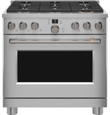 Café™ 36" Smart Dual-Fuel Commercial-Style Range with 6 Burners (Natural Gas)