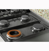 Café™ 48" Commercial-Style Gas Rangetop with 6 Burners and Integrated Griddle (Natural Gas)