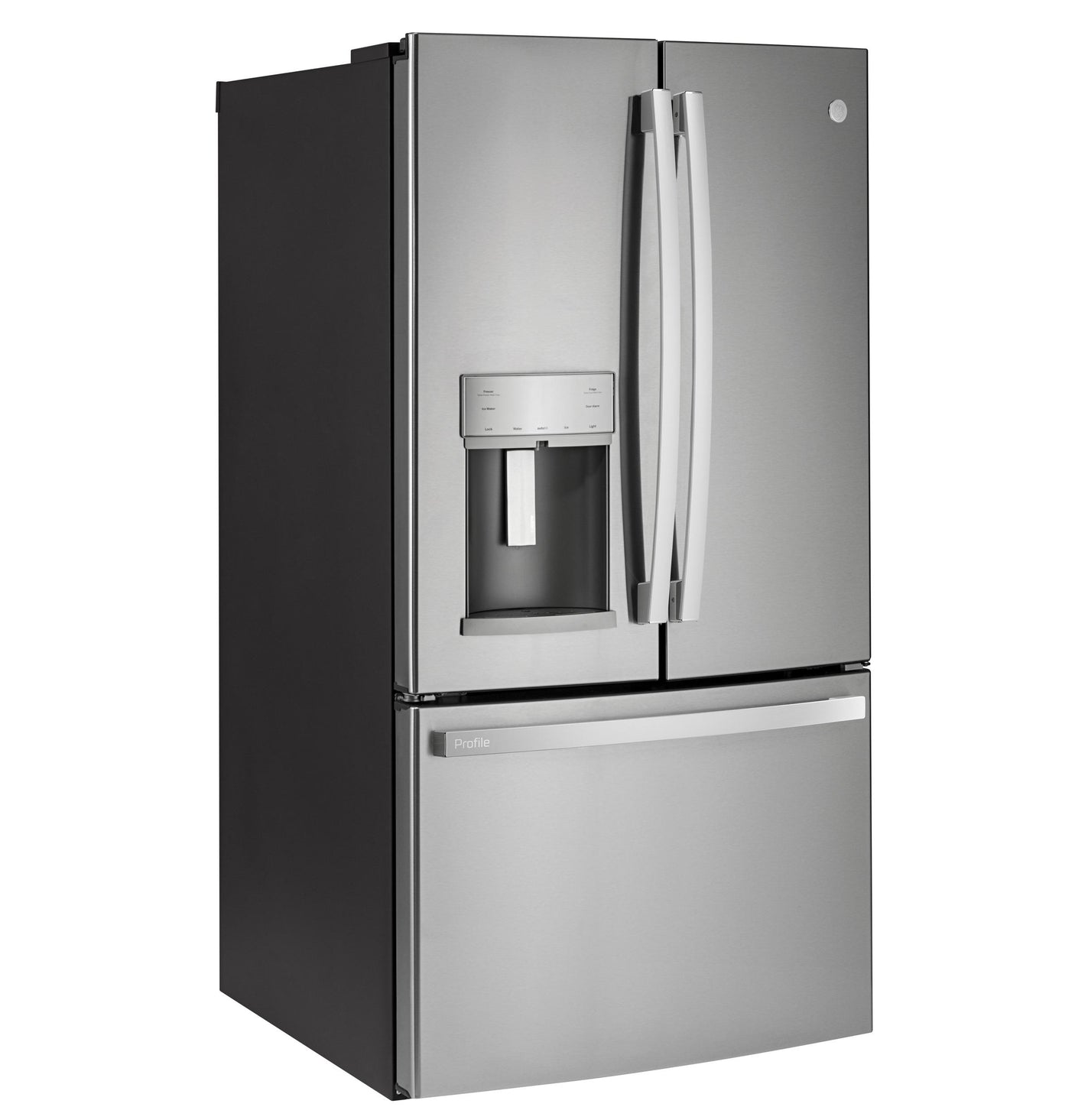 GE Profile™ 22.1 Cu. Ft. Counter-Depth Fingerprint Resistant French-Door Refrigerator with Door In Door and Hands-Free AutoFill