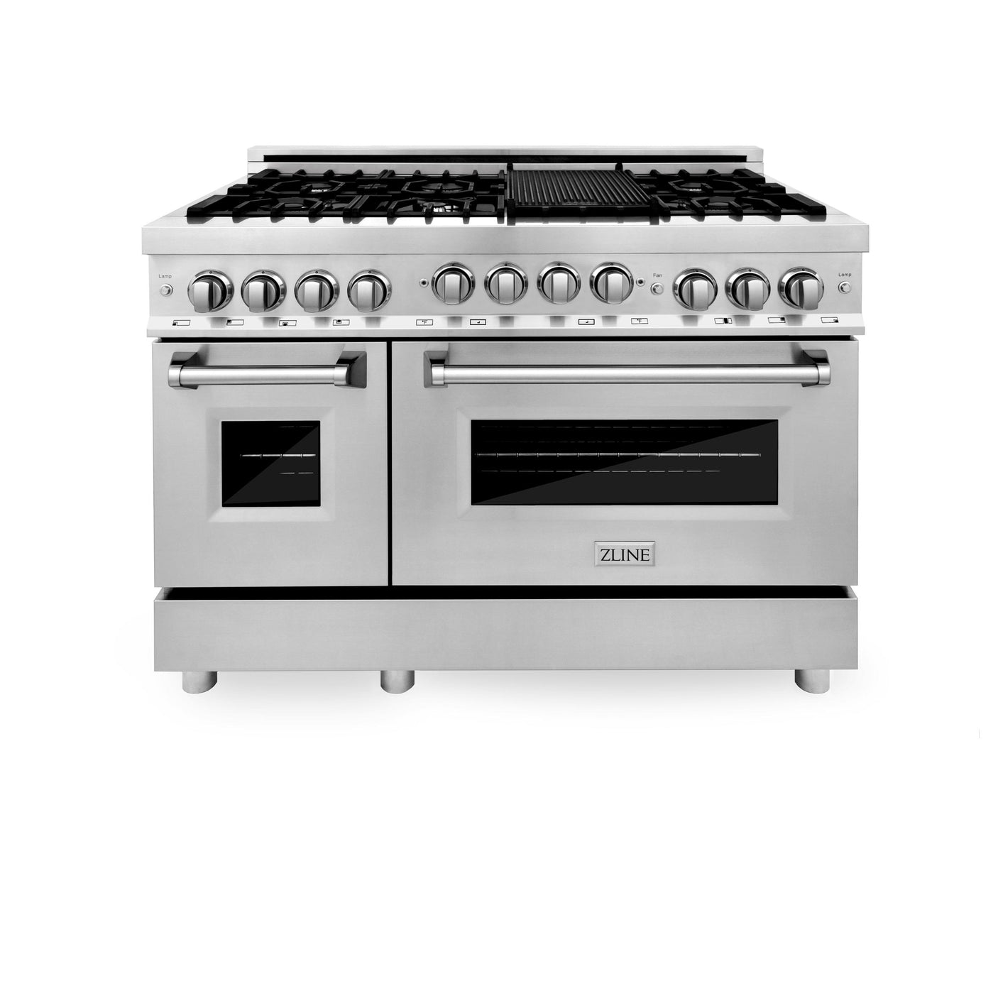 ZLINE 48" 6.0 cu. ft. Range with Gas Stove and Gas Oven in Stainless Steel (RG48) [Color: Stainless Steel]