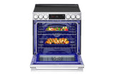 6.3 cu. ft. Smart Electric Slide-in Range with InstaView®, ProBake Convection®, and Air Fry