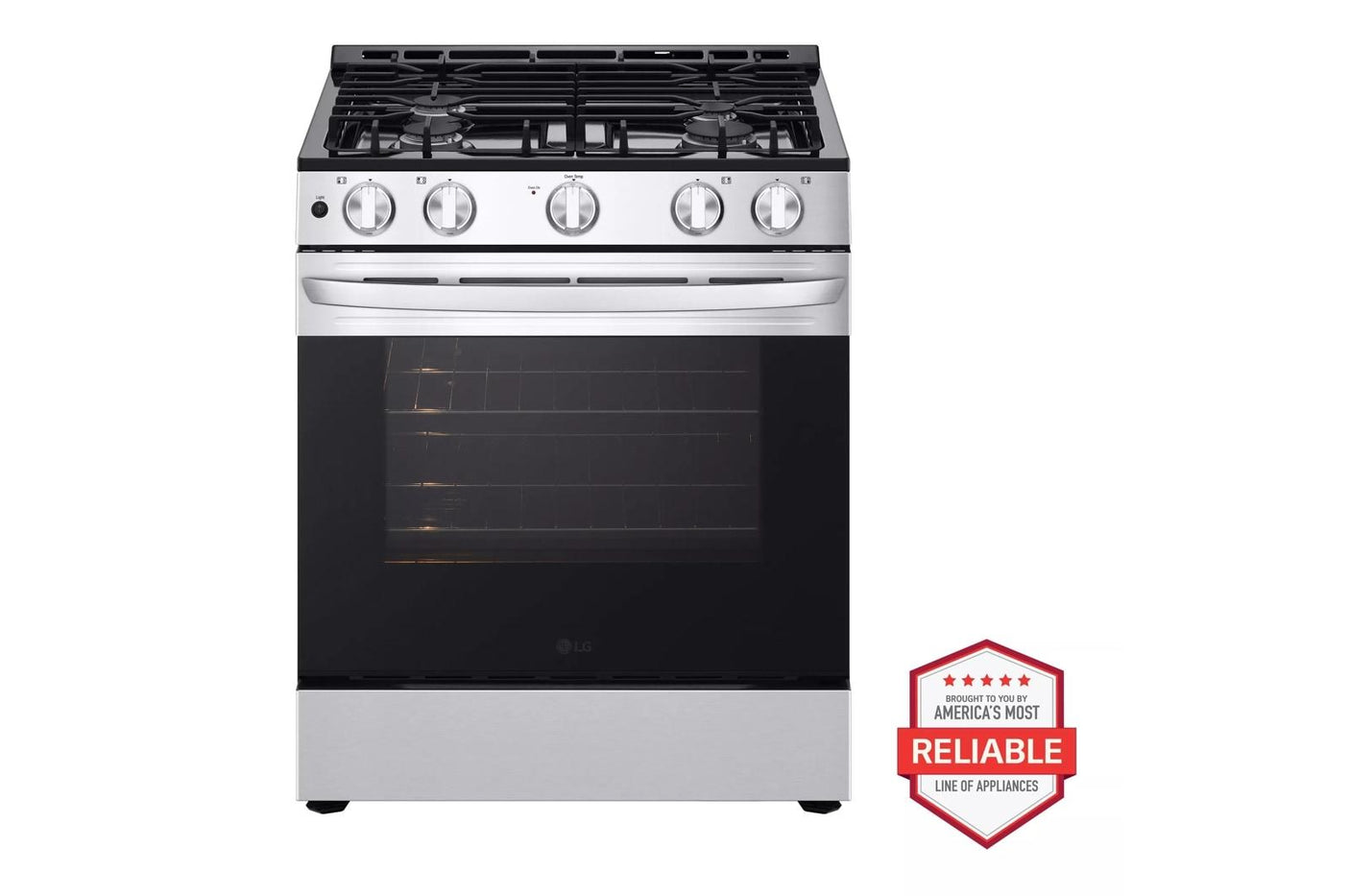 5.8 cu. ft. Gas Slide-in Range with EasyClean®