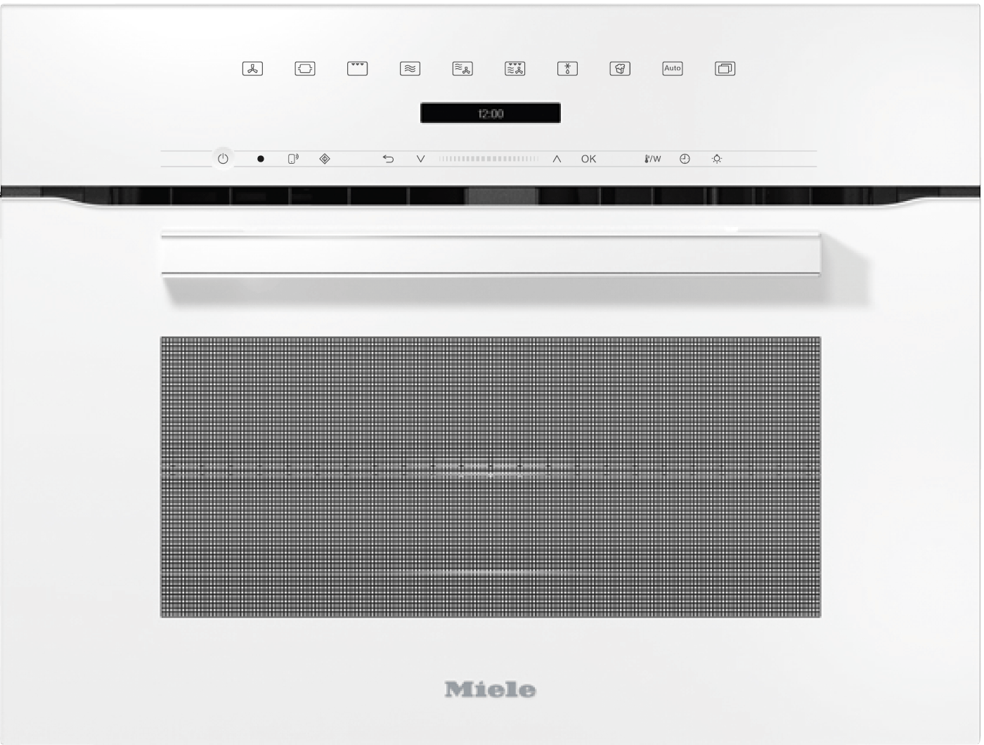 H 7240 BM AM - 24" compact speed oven in a perfectly combinable design with automatic programs and combi modes.