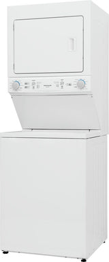 Frigidaire Electric Long Vent Stacked Laundry Center - 3.9 Cu. Ft Washer and 5.5 Cu. Ft. Dryer