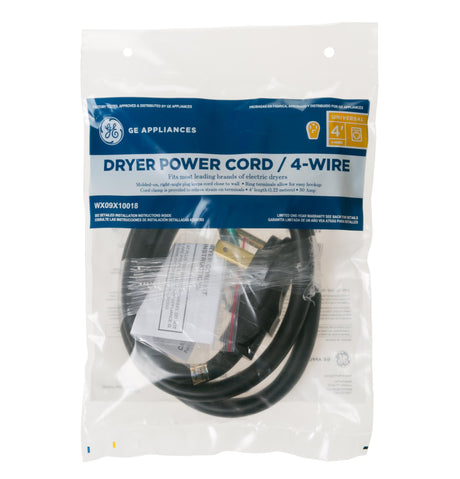 4' 30amp 4 wire dryer cord