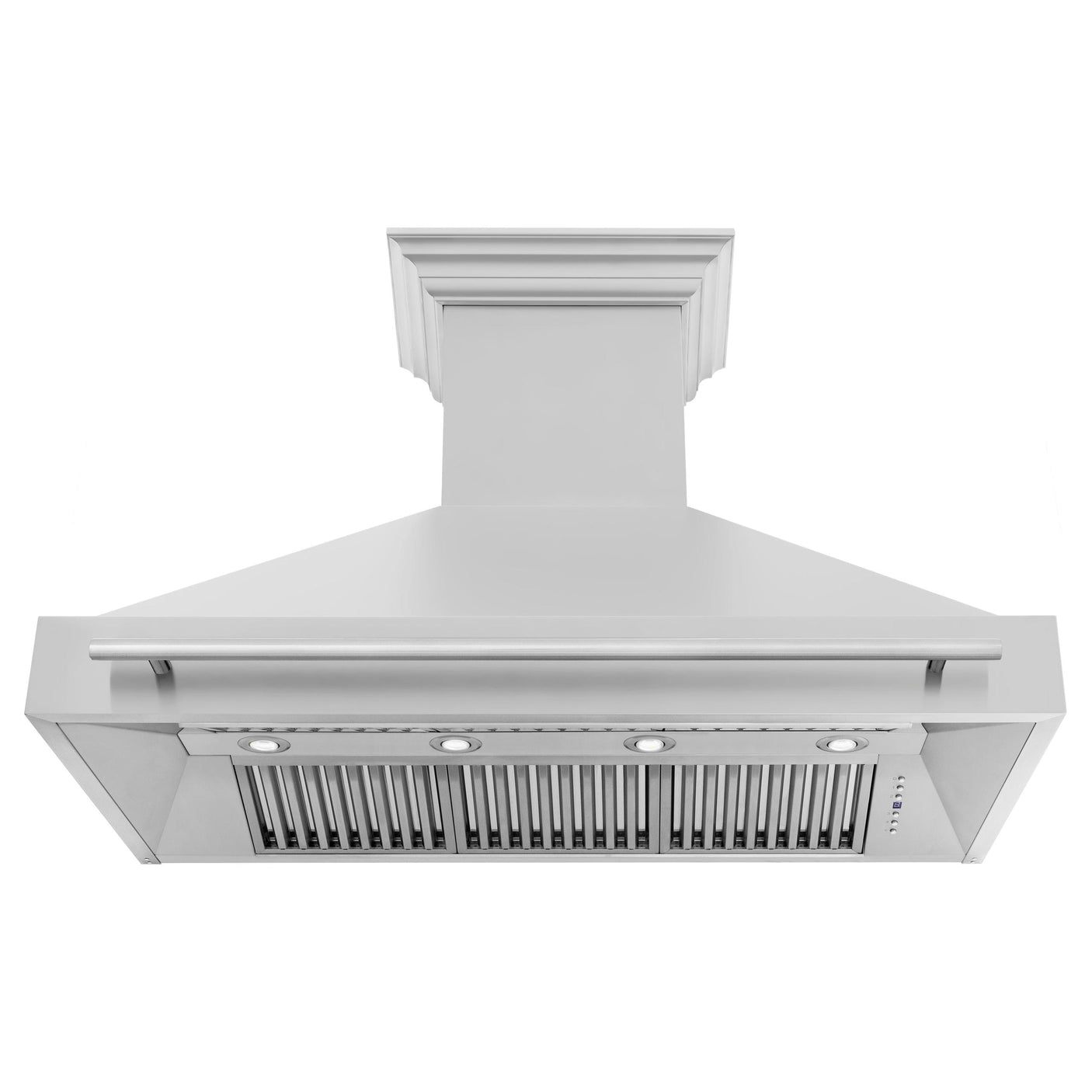 ZLINE 48 in. Stainless Steel Range Hood with Stainless Steel Handle (8654STX-48) [Color: Black Matte]