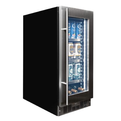 Silhouette - 15" Built-in Beverage Center In Stainless Steel