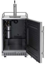 Silhouette Pro - 24" Outdoor Keg Cooler In Stainless Steel