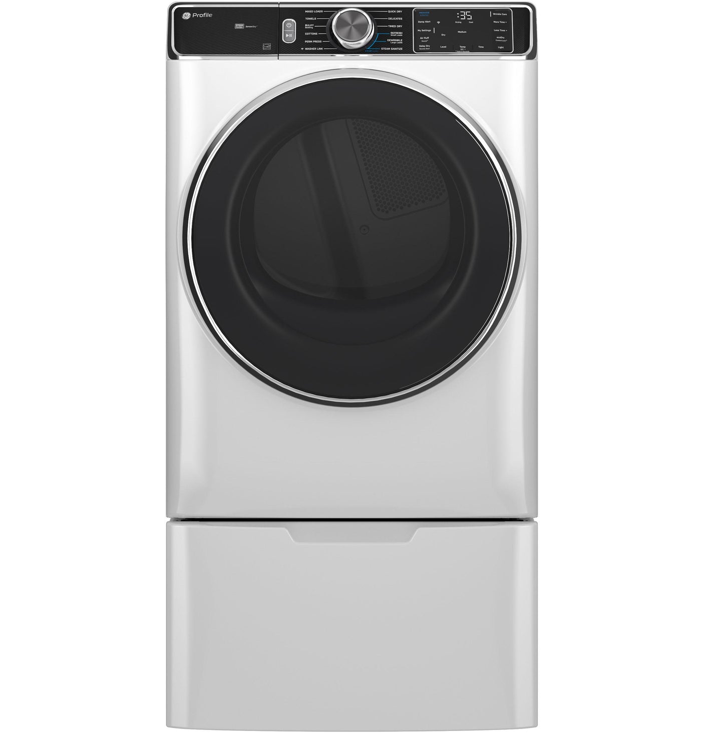 GE Profile™ 7.8 cu. ft. Capacity Smart Front Load Gas Dryer with Steam and Sanitize Cycle