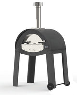 Freestanding 28" x 20in Wood-Fired Oven in Carbona (Black)