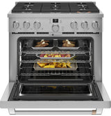 Café™ 36" Smart All-Gas Commercial-Style Range with 6 Burners (Natural Gas)