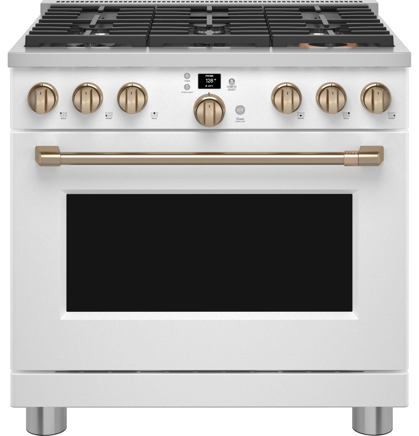 Café™ 36" Smart All-Gas Commercial-Style Range with 6 Burners (Natural Gas)