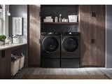 7.5 cu. ft. Smart Gas Dryer with Steam Sanitize+ in Black Stainless Steel