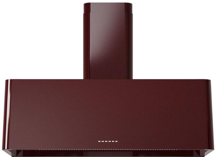 Nostalgie 40 Inch Burgundy Wall Mount Convertible Range Hood