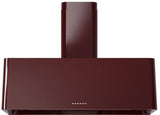 Nostalgie 40 Inch Burgundy Wall Mount Convertible Range Hood