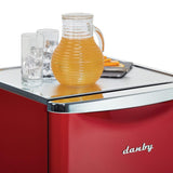 Danby 4.4 cu. ft. Retro Compact Fridge in Metallic Red ()