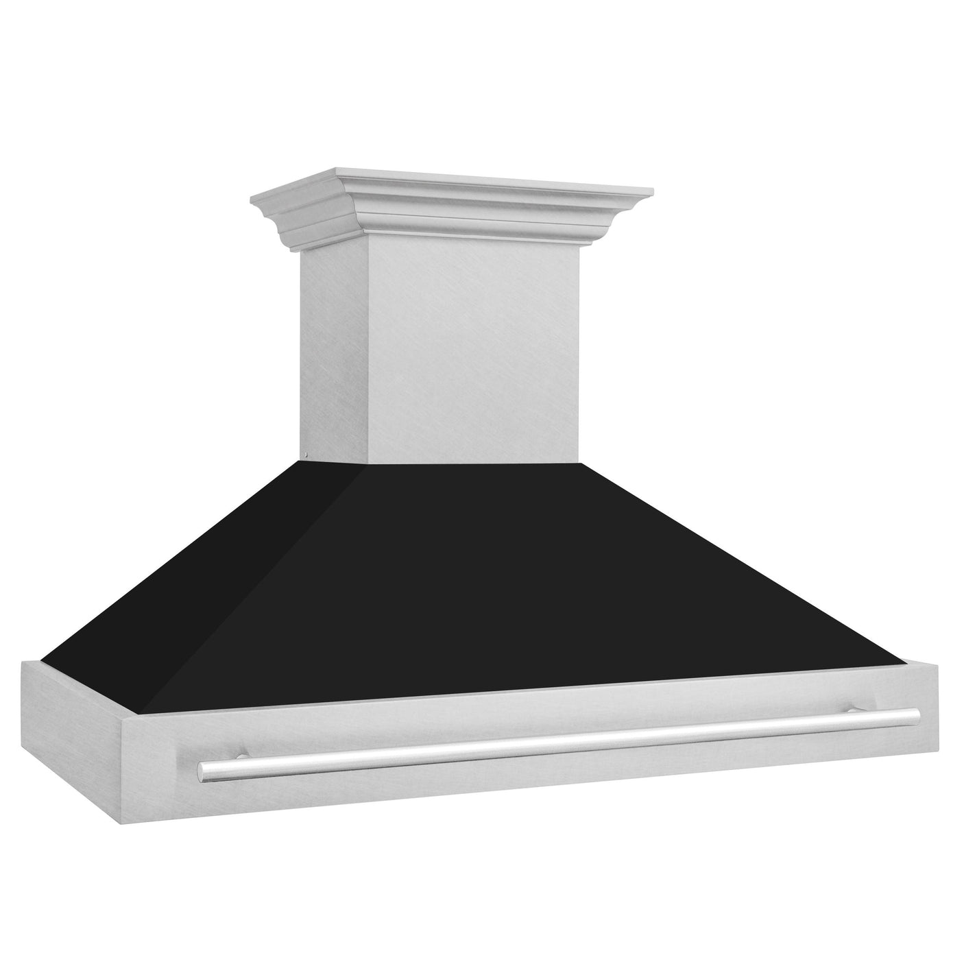 ZLINE 48 in. DuraSnow Stainless Steel Range Hood with Colored Shell Options (8654SNX-48) [Color: Black Matte]