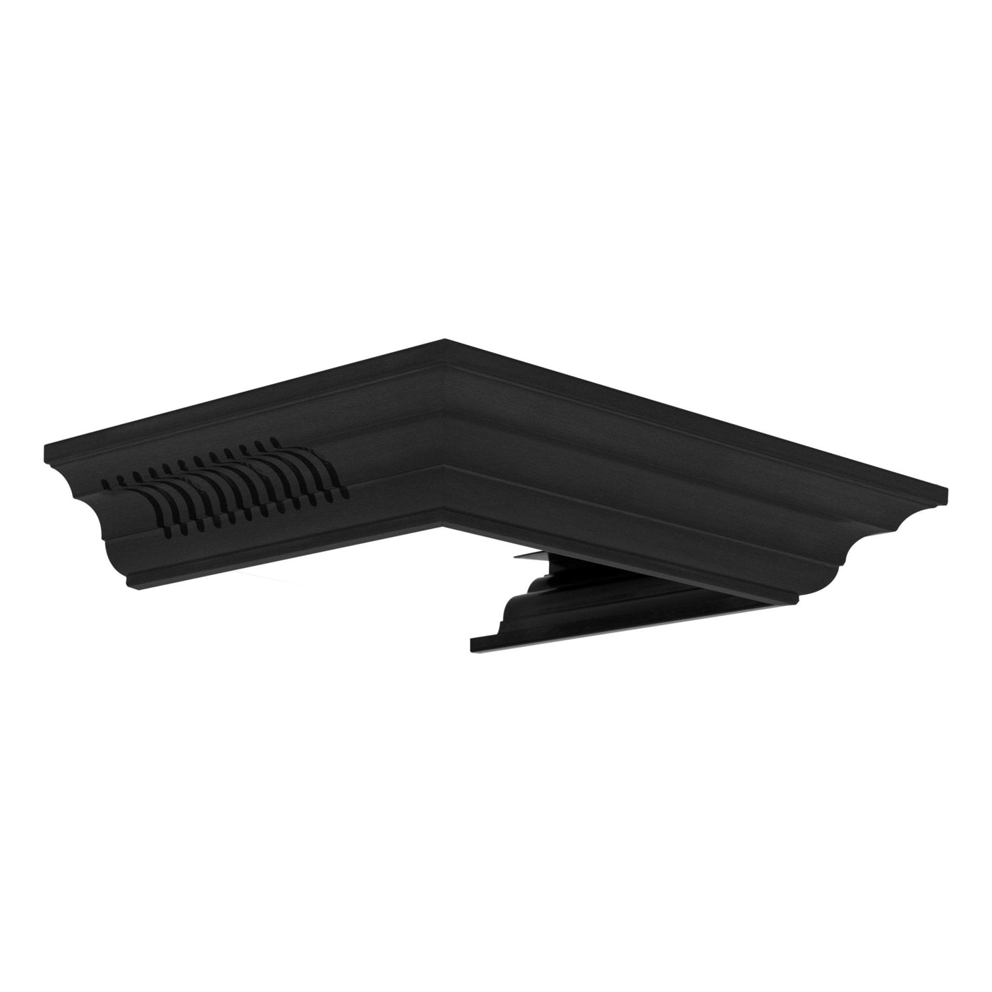 ZLINE Crown Molding in Black Stainless Steel with Built-in Bluetooth Speakers (CM6-BT-BSKEN)