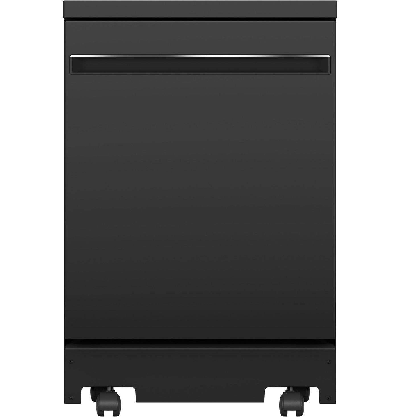 GE® ENERGY STAR® 24" Stainless Steel Interior Portable Dishwasher with Sanitize Cycle