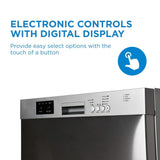 Danby 24" Built in Dishwasher in Stainless Steel