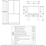 GE® ENERGY STAR® 23.6 Cu. Ft. French-Door Refrigerator