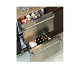 24" Refrigerated Drawers - Solid Panel Overlay Ready Drawer Fronts, With Lock Sold without handles