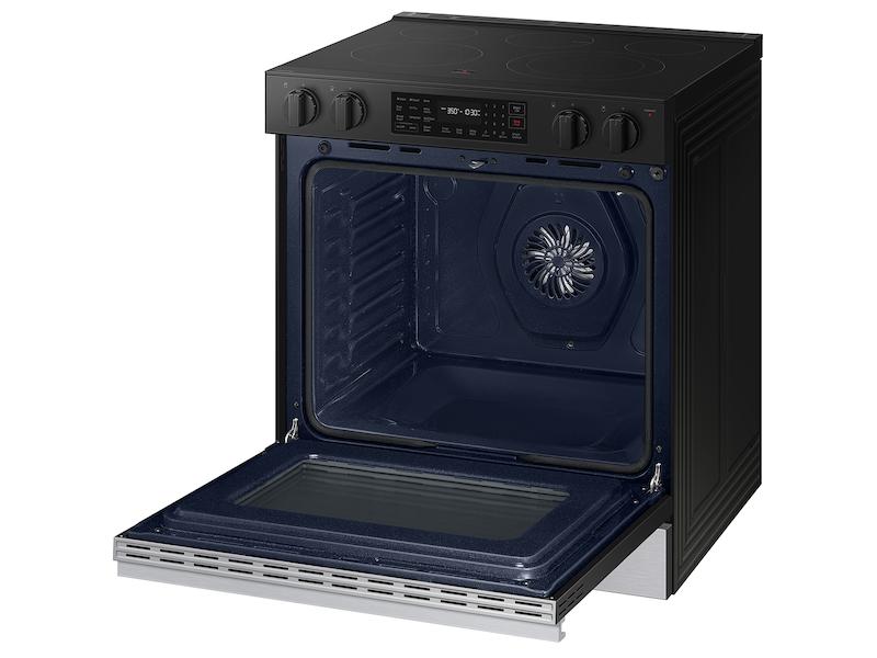 Bespoke 6.3 cu. ft. Smart Slide-In Electric Range with Air Fry & Precision Knobs in Stainless Steel