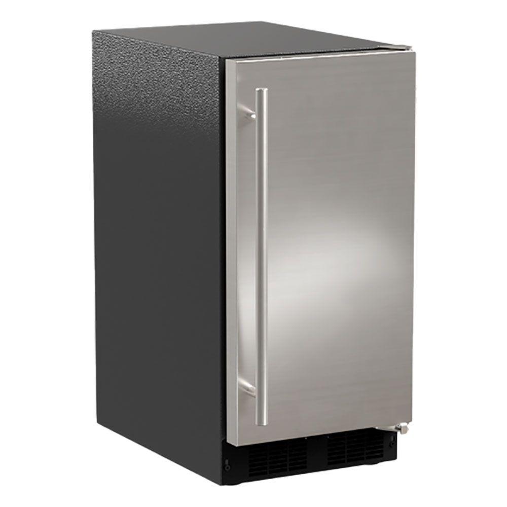 15-In Low Profile Built-In Crescent Ice Machine with Door Style - Stainless Steel