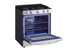 5.8 cu. ft. Gas Slide-in Range with EasyClean®