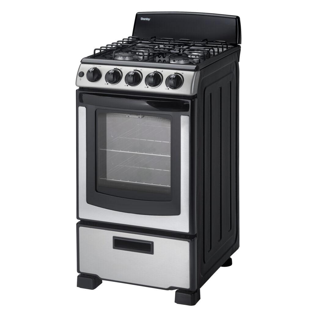 Danby 20" Wide Gas Range in Stainless Steel