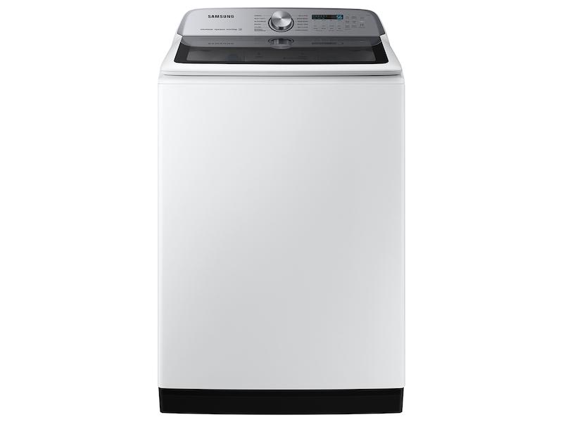 5.1 cu. ft. Large Capacity Smart Top Load Washer with ActiveWave™ Agitator and Super Speed Wash in White