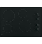 GE® 30" Built-In Knob Control Electric Cooktop