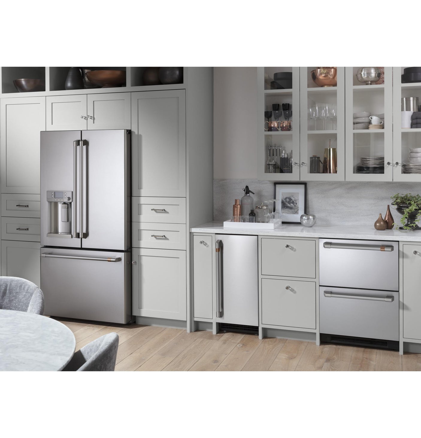 Café™ ENERGY STAR® 22.1 Cu. Ft. Smart Counter-Depth French-Door Refrigerator with Keurig® K-Cup® Brewing System