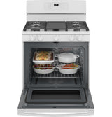 GE® 30" Free-Standing Gas Convection Range with No Preheat Air Fry