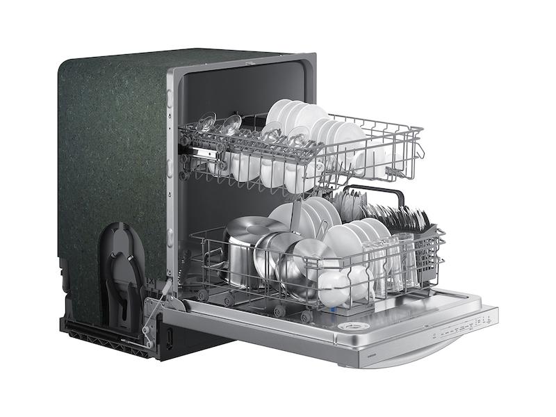 Fingerprint Resistant 53 dBA Dishwasher with Height-Adjustable Rack in Stainless Steel